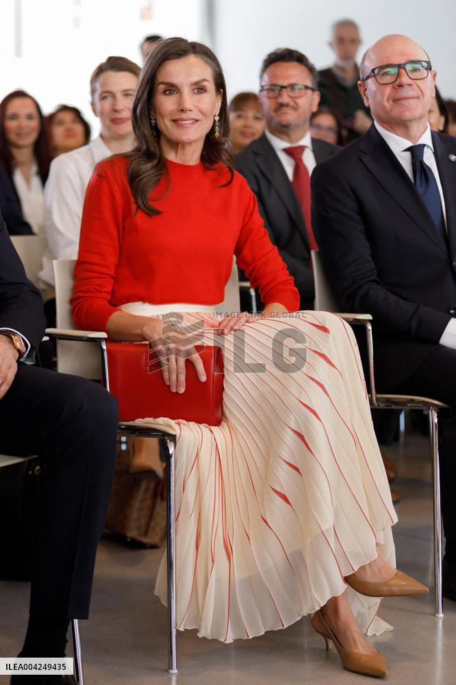 Queen Letizia Visit To CIMCYC - Granada