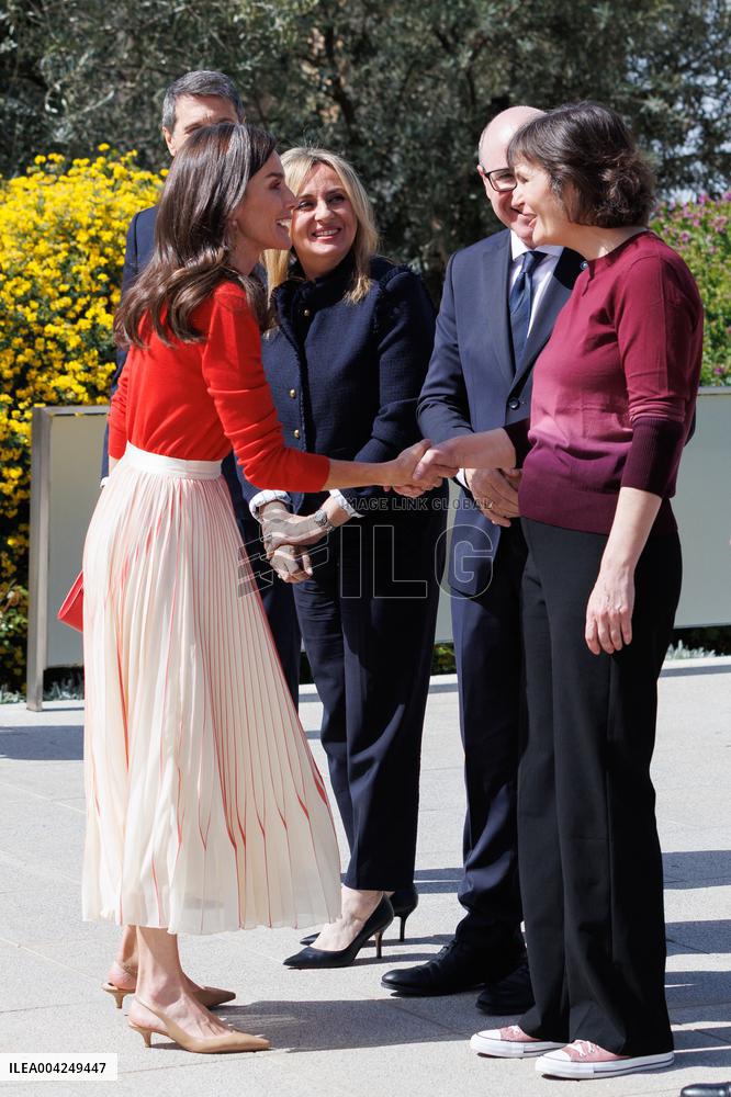 Queen Letizia Visit To CIMCYC - Granada
