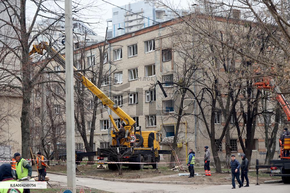 Kharkiv deals with consequences of overnight Russian drone strike