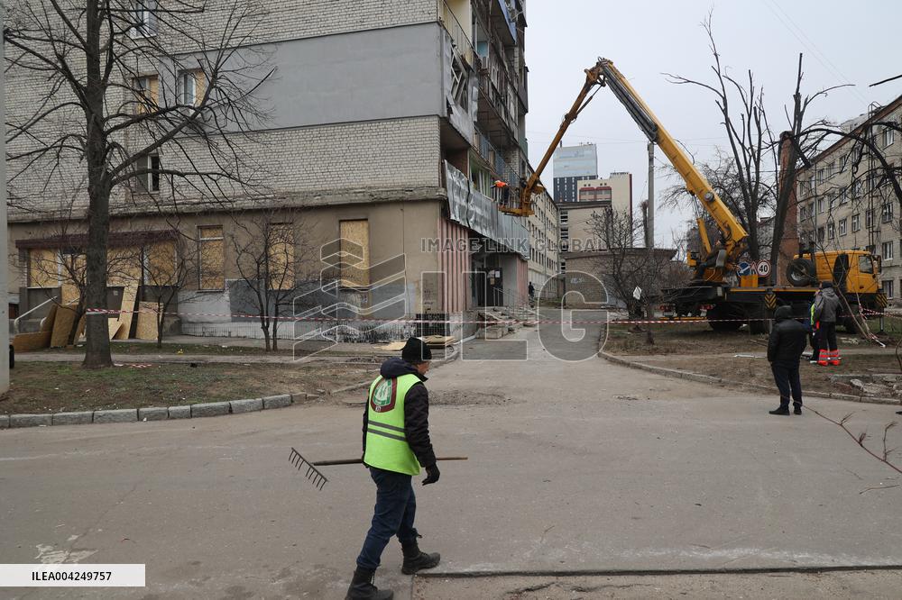 Kharkiv deals with consequences of overnight Russian drone strike