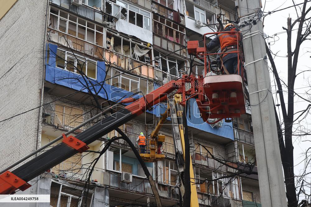 Kharkiv deals with consequences of overnight Russian drone strike