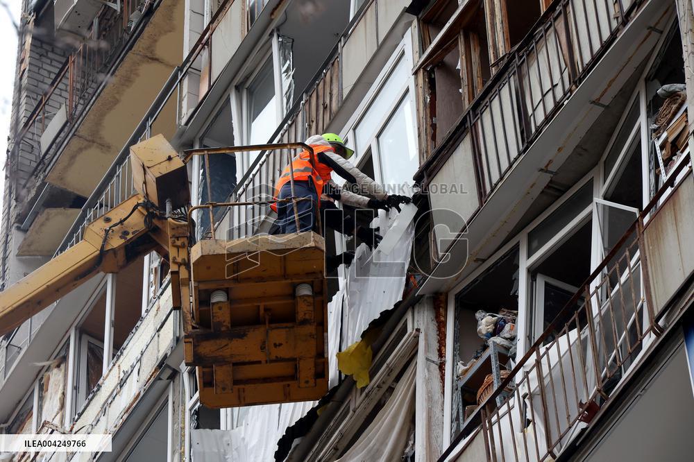 Kharkiv deals with consequences of overnight Russian drone strike