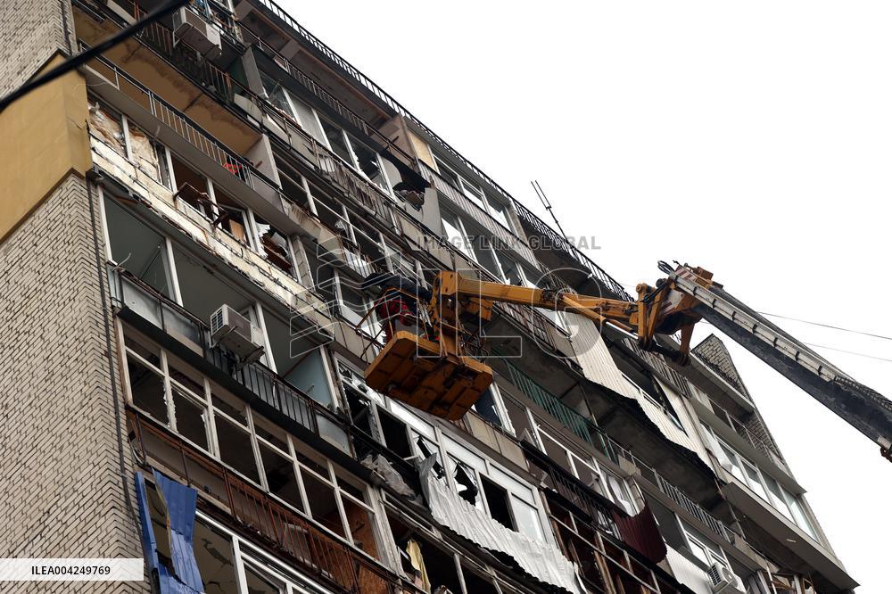 Kharkiv deals with consequences of overnight Russian drone strike