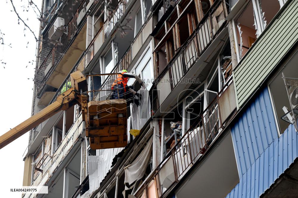 Kharkiv deals with consequences of overnight Russian drone strike