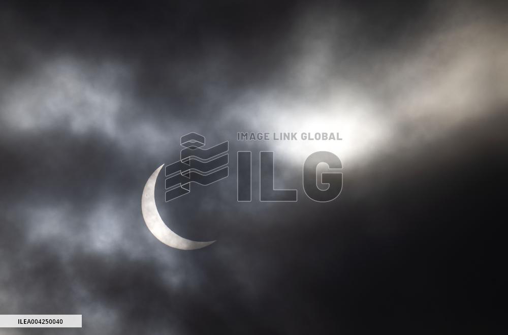 SOLAR ECLIPSE NUUK GREENLAND