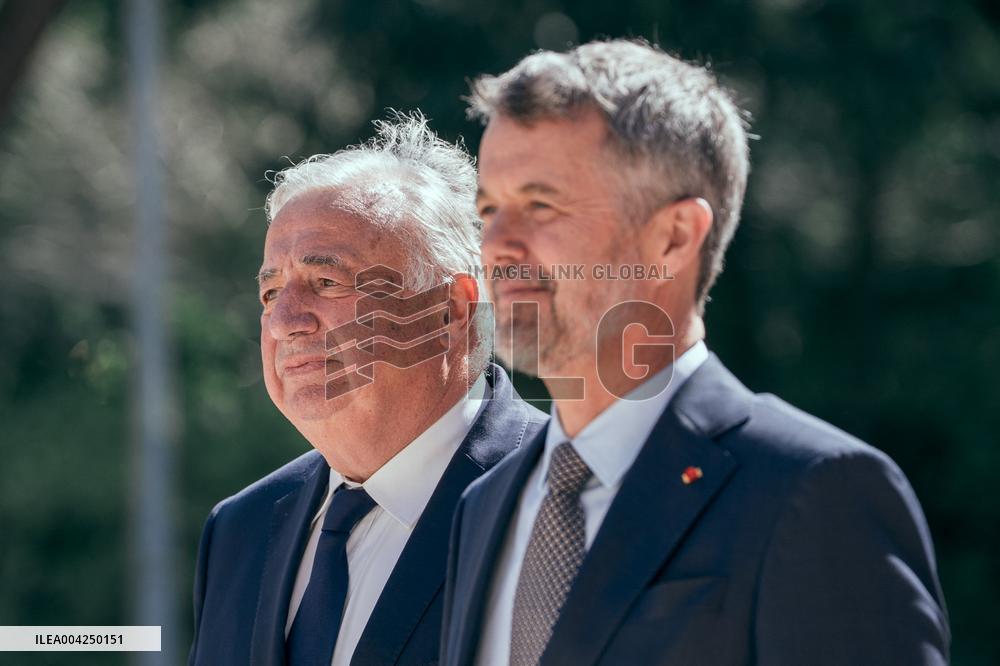 King Frederik X of Denmark At The French Senat - Paris AJ