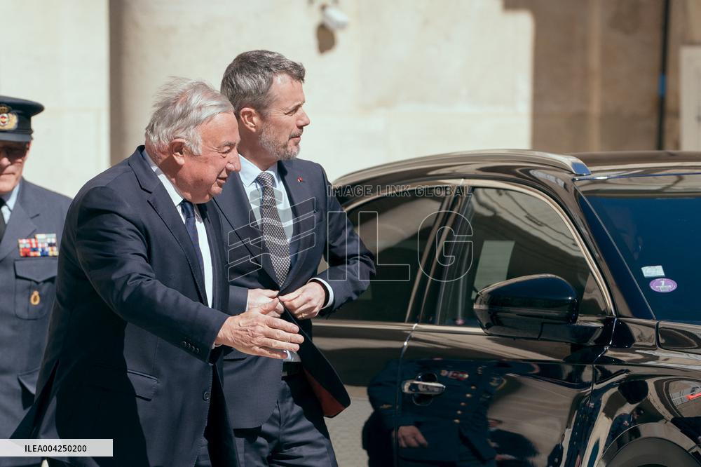 King Frederik X of Denmark At The French Senat - Paris AJ