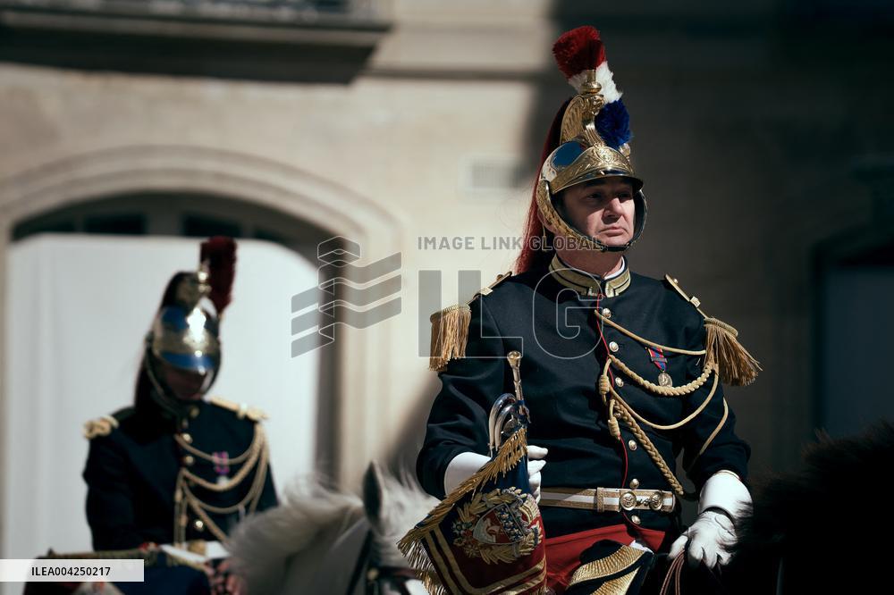 King Frederik X of Denmark At The French Senat - Paris AJ