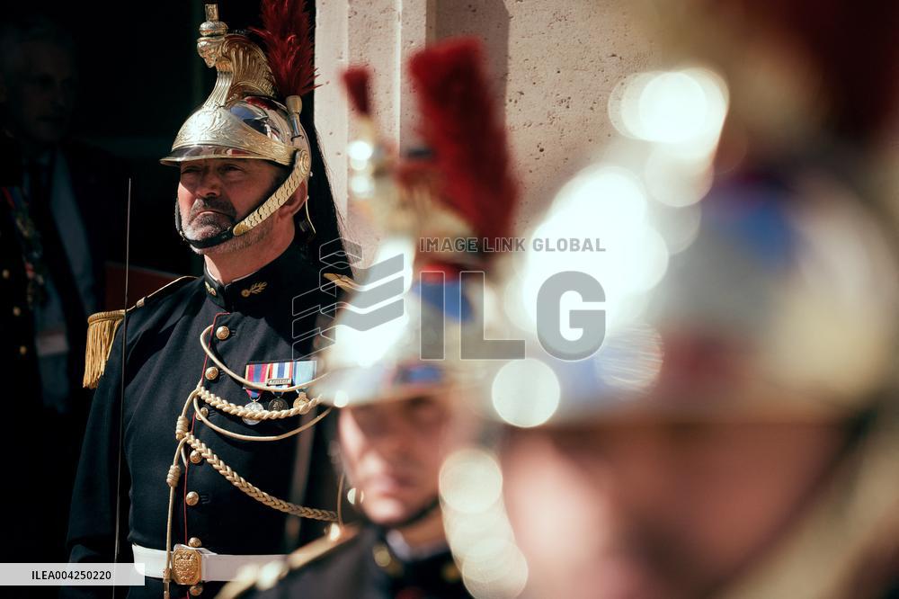 King Frederik X of Denmark At The French Senat - Paris AJ