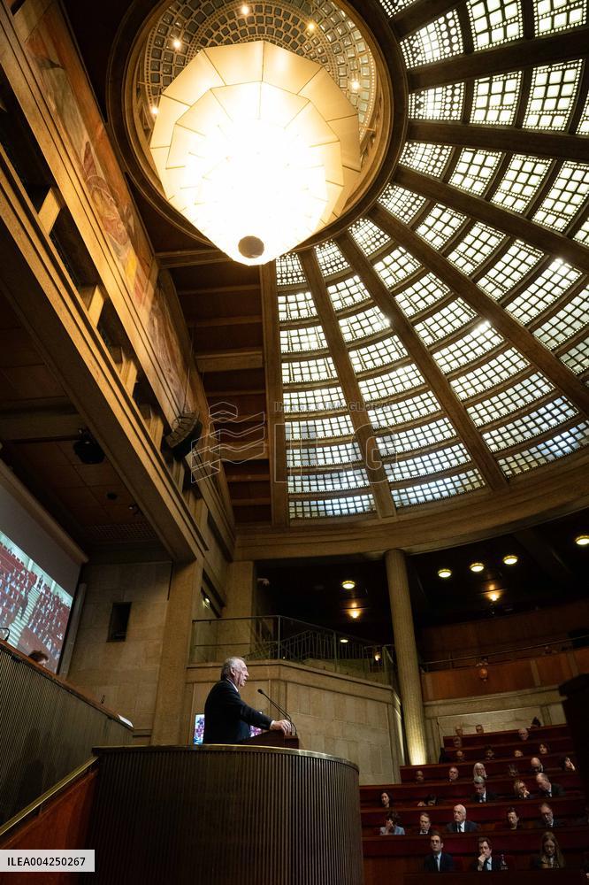 PM Bayrou At EESC Plenary Session - Paris