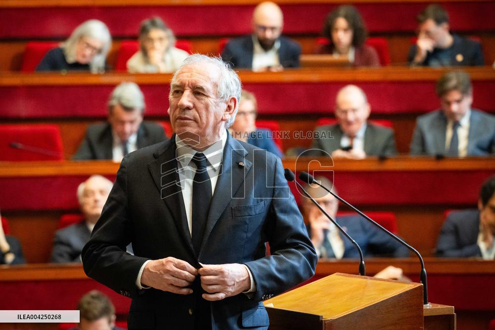 PM Bayrou At EESC Plenary Session - Paris