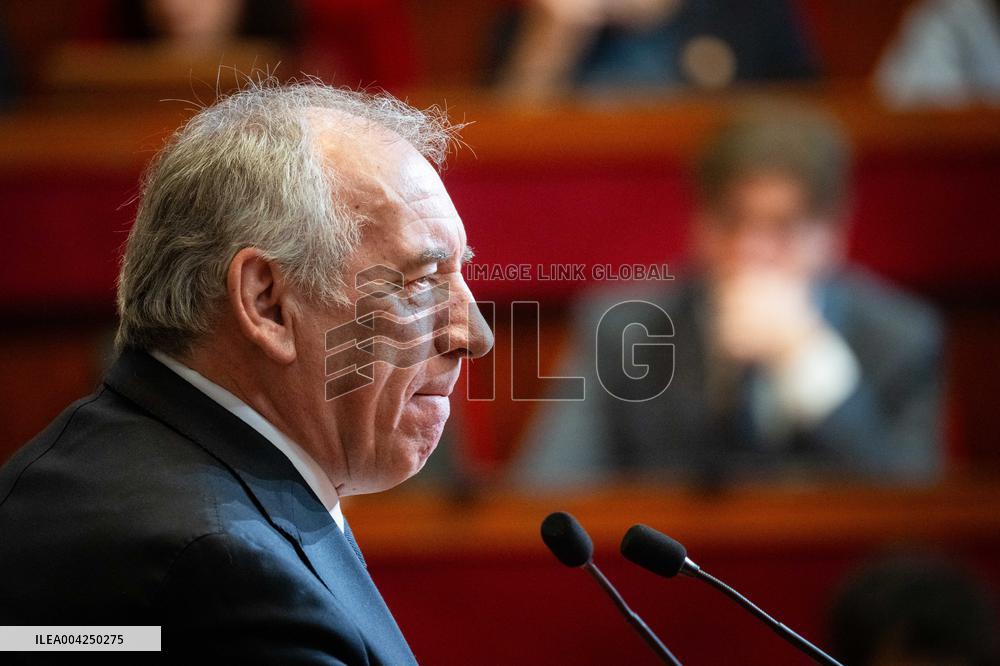 PM Bayrou At EESC Plenary Session - Paris