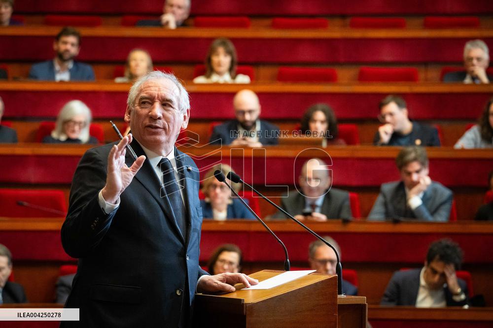 PM Bayrou At EESC Plenary Session - Paris