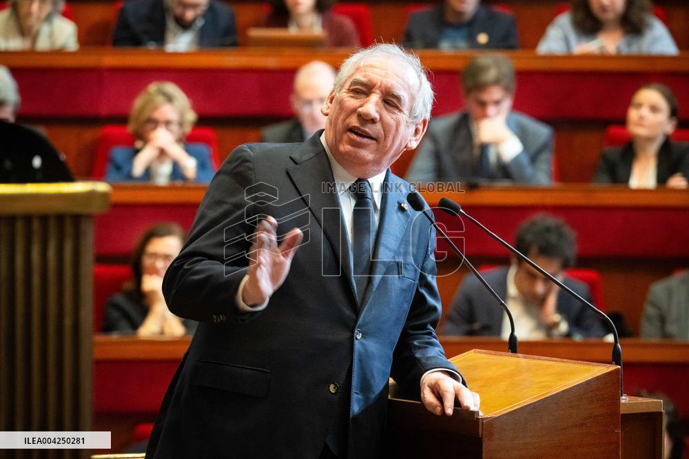 PM Bayrou At EESC Plenary Session - Paris