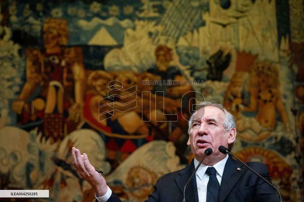 PM Bayrou At EESC Plenary Session - Paris