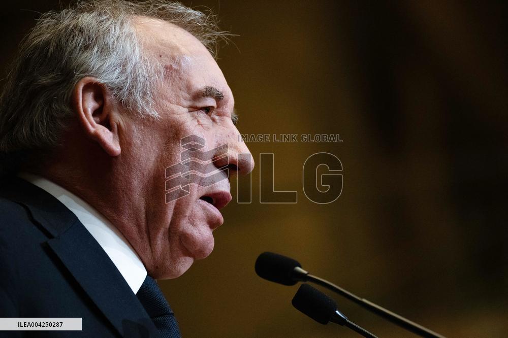 PM Bayrou At EESC Plenary Session - Paris