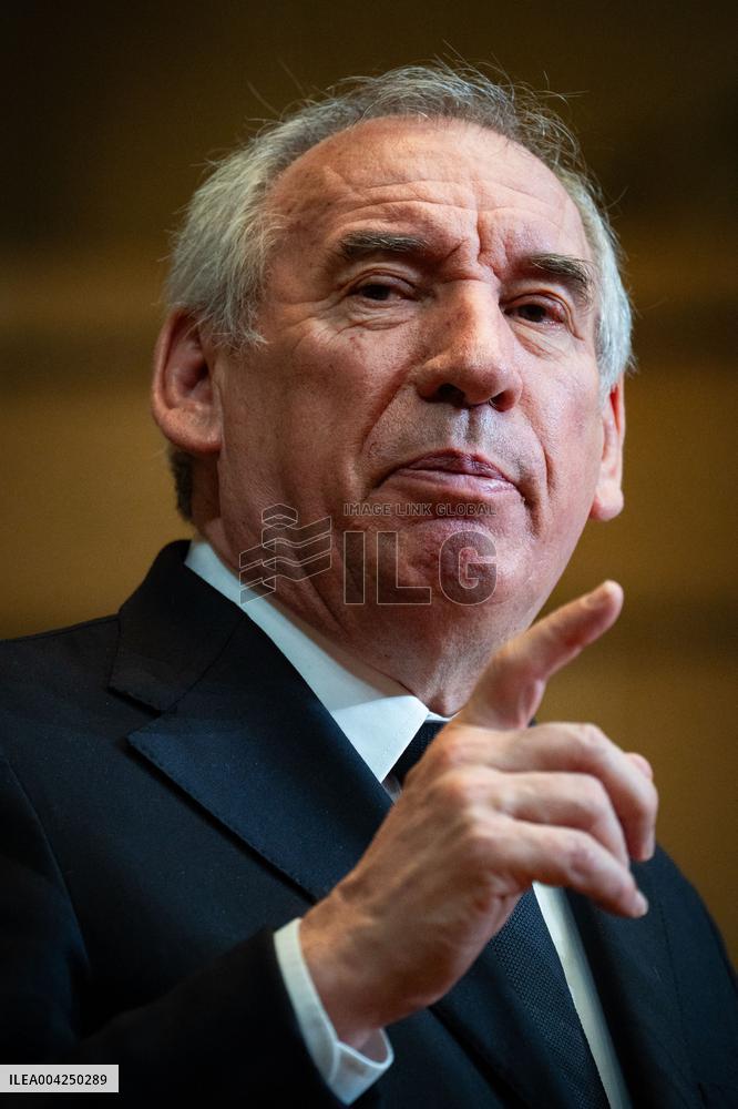 PM Bayrou At EESC Plenary Session - Paris