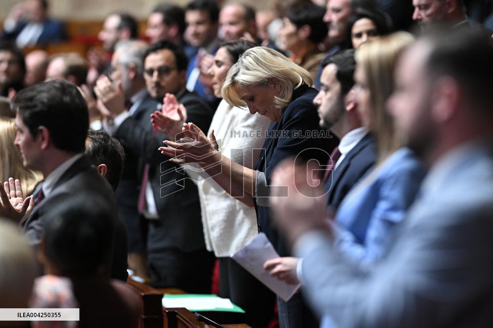 Questions to the government at the National Assembly - Paris