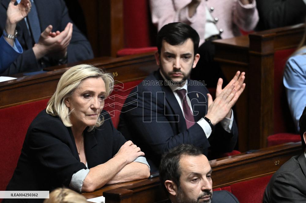 Questions to the government at the National Assembly - Paris