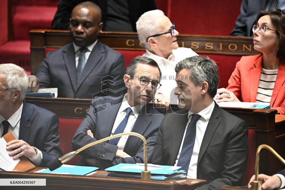 Questions to the government at the National Assembly - Paris