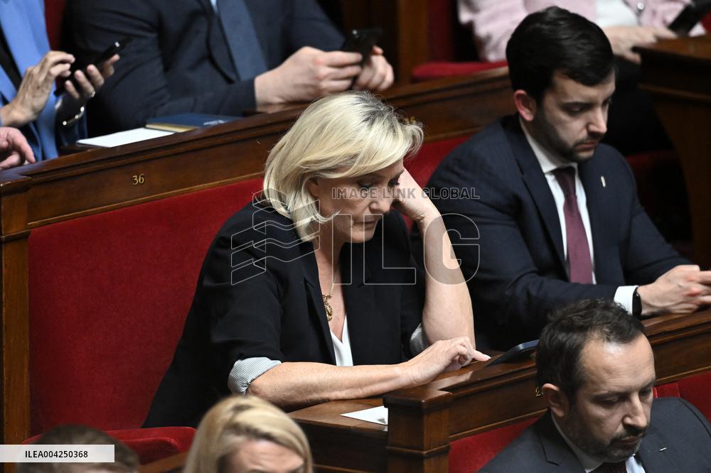 Questions to the government at the National Assembly - Paris