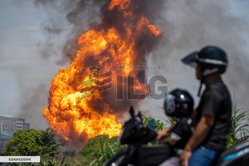 63 Hospitalized After Malaysia Pipeline Fire - Malaysia