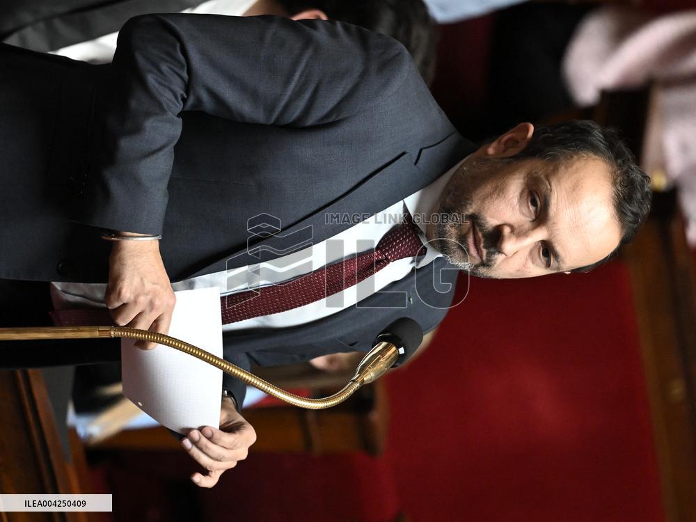 Questions to the government at the National Assembly - Paris