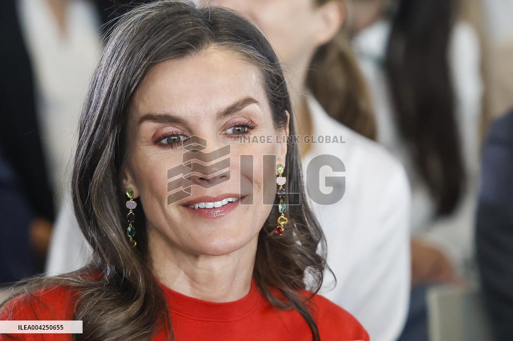 Queen Letizia Visit To CIMCYC - Granada