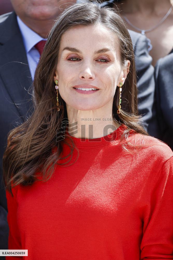 Queen Letizia Visit To CIMCYC - Granada