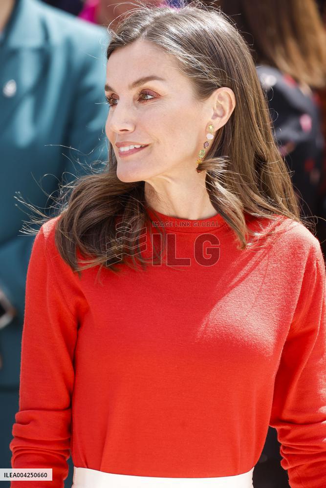 Queen Letizia Visit To CIMCYC - Granada
