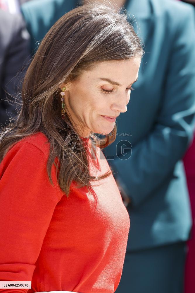 Queen Letizia Visit To CIMCYC - Granada