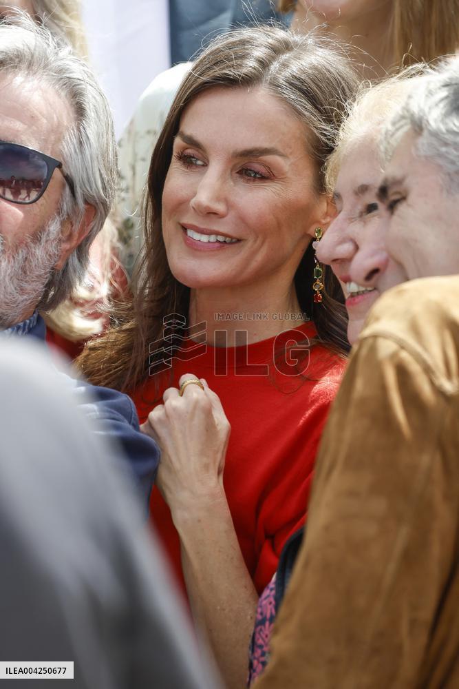 Queen Letizia Visit To CIMCYC - Granada
