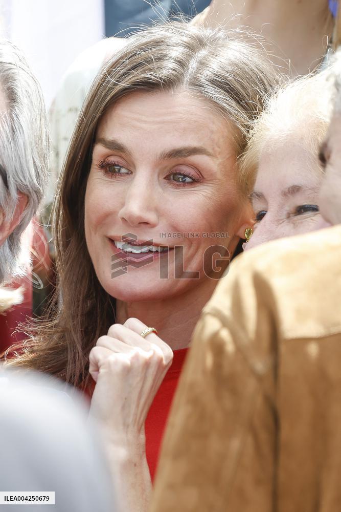 Queen Letizia Visit To CIMCYC - Granada