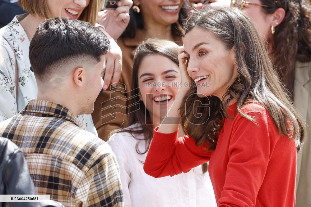 Queen Letizia Visit To CIMCYC - Granada
