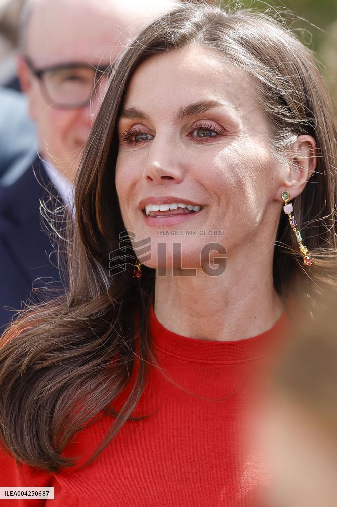 Queen Letizia Visit To CIMCYC - Granada
