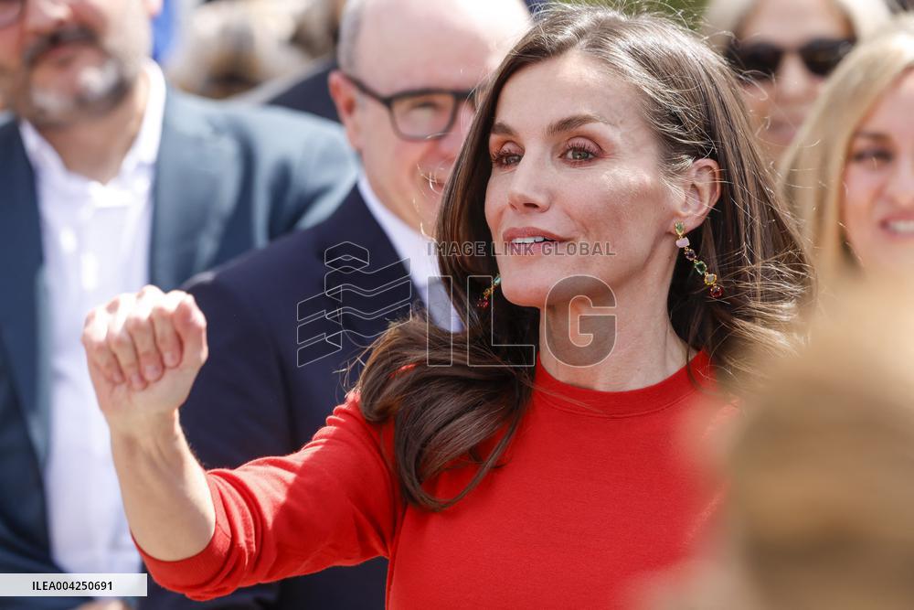 Queen Letizia Visit To CIMCYC - Granada