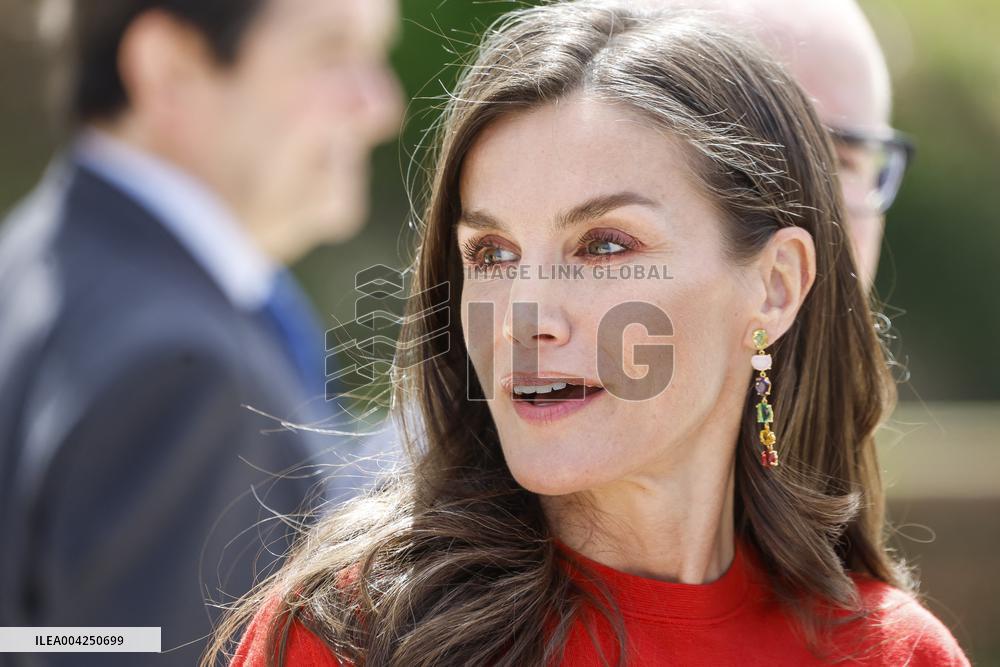Queen Letizia Visit To CIMCYC - Granada