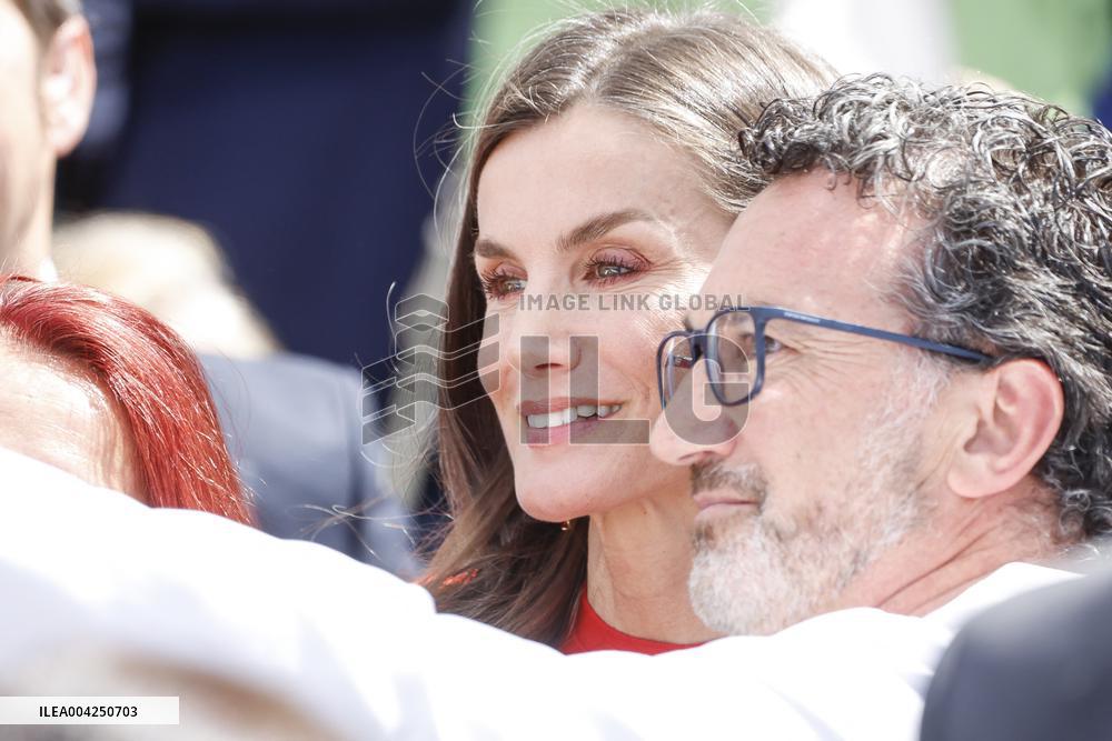 Queen Letizia Visit To CIMCYC - Granada
