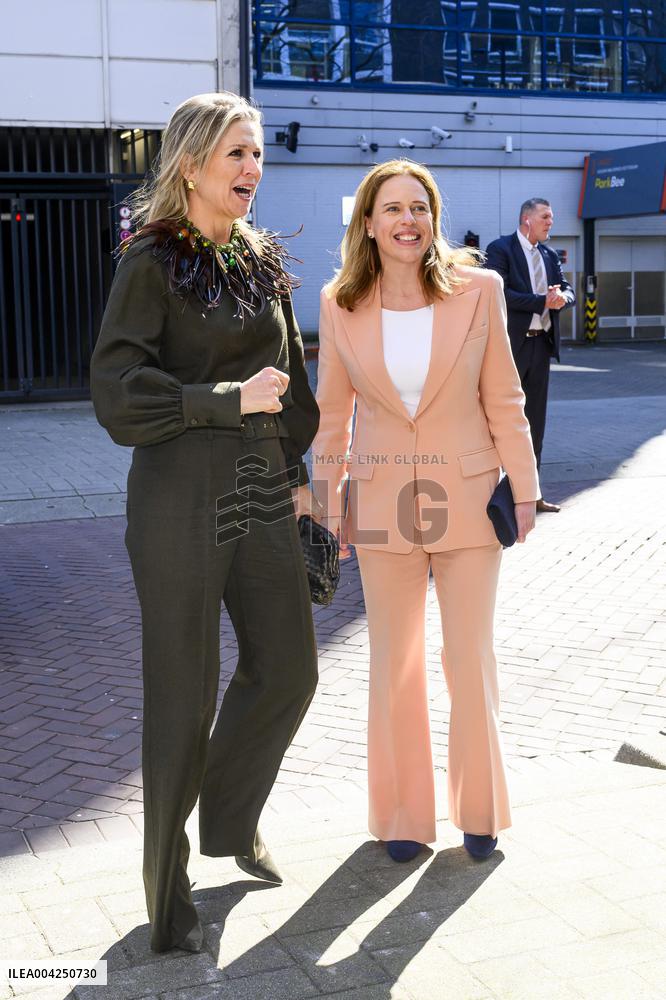 Queen Maxima Visits Youth Organization Quardin - Rotterdam