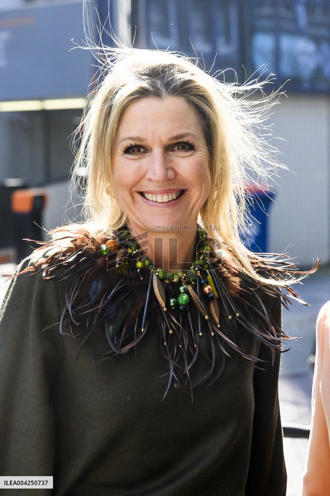 Queen Maxima Visits Youth Organization Quardin - Rotterdam