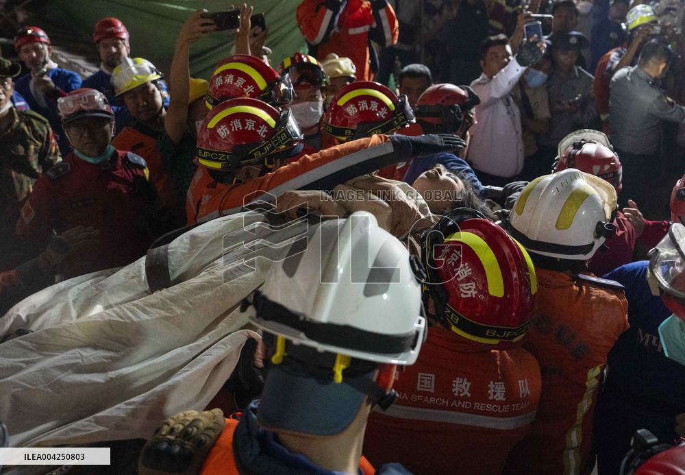 Myanmar Earthquake Aftermath