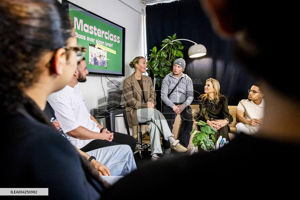 Queen Maxima Visits Youth Organization Quardin - Rotterdam