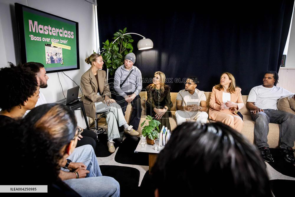 Queen Maxima Visits Youth Organization Quardin - Rotterdam