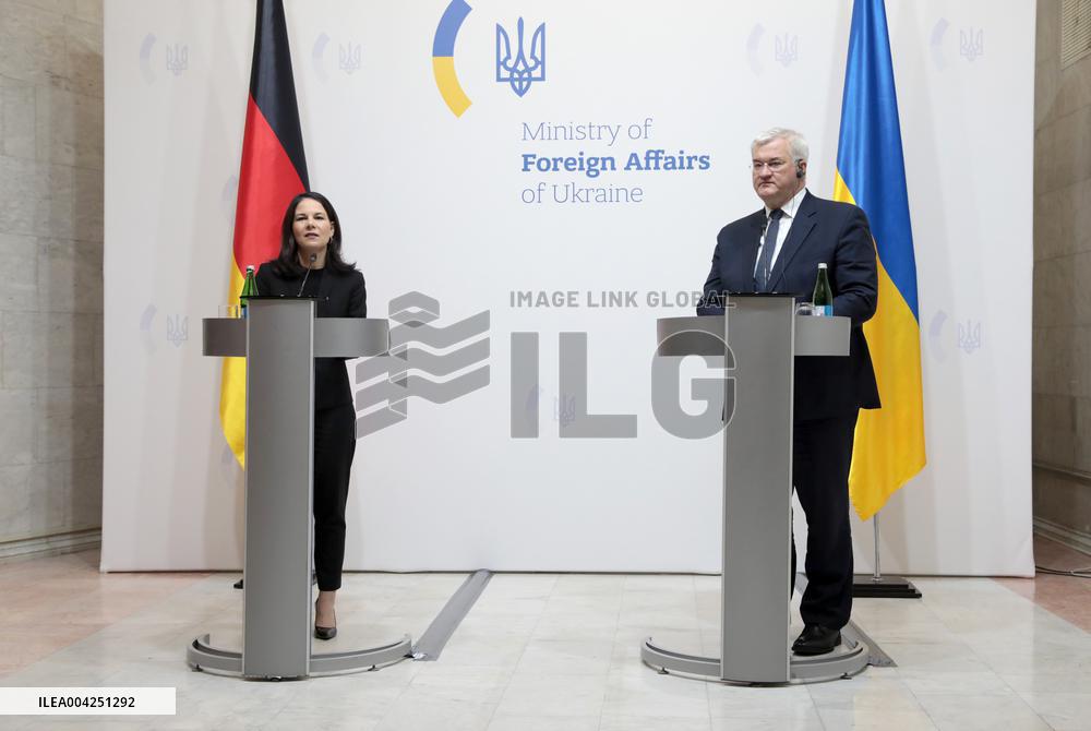 Joint press conference of Andrii Sybiha and Annalena Baerbock