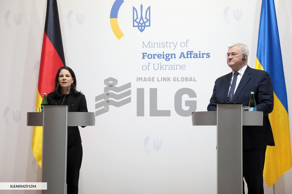 Joint press conference of Andrii Sybiha and Annalena Baerbock