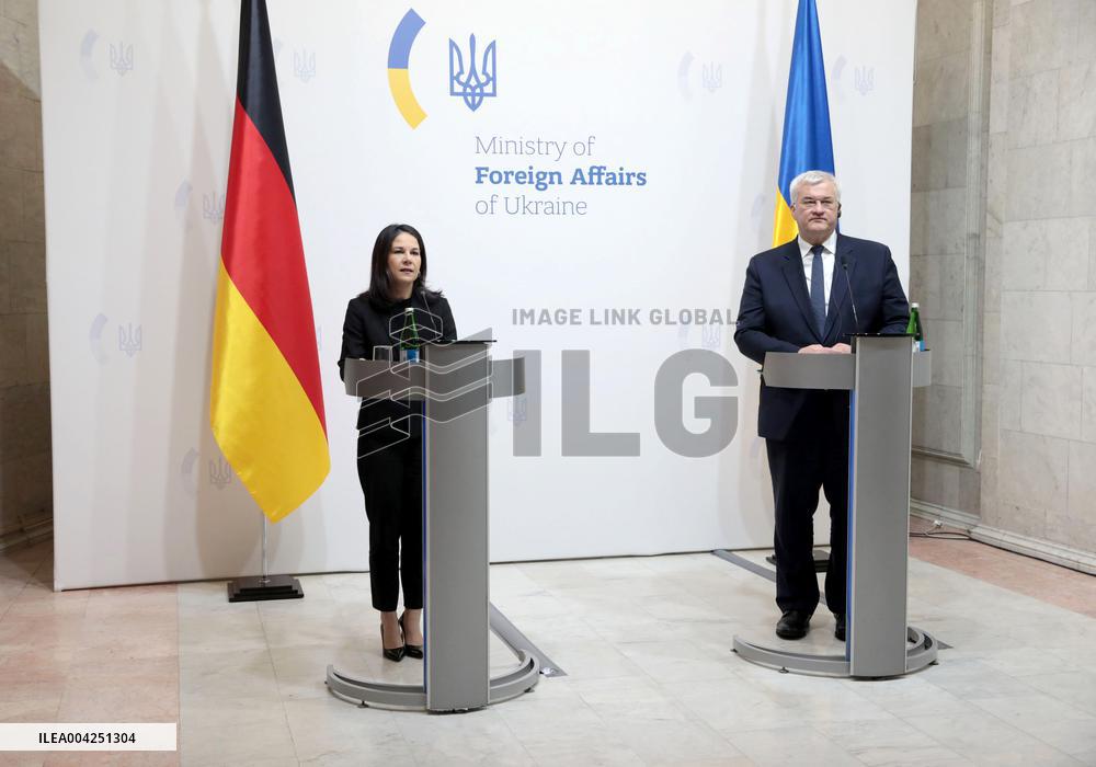 Joint press conference of Andrii Sybiha and Annalena Baerbock