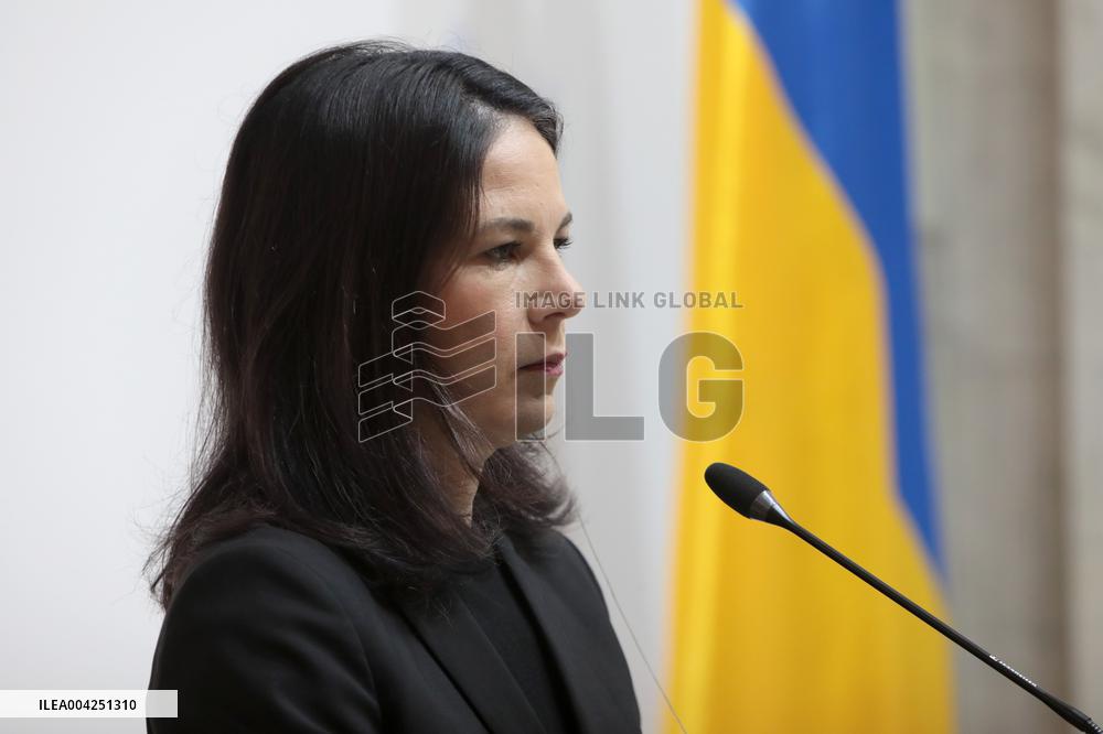 Joint press conference of Andrii Sybiha and Annalena Baerbock