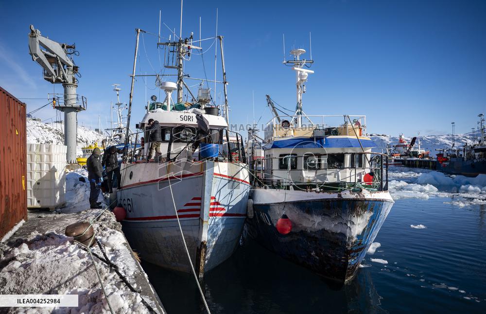 FISHING PORT NUUK GREENLAND