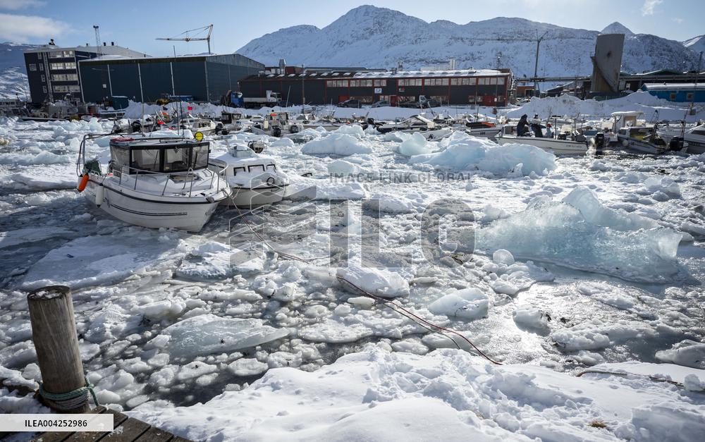 FISHING PORT NUUK GREENLAND