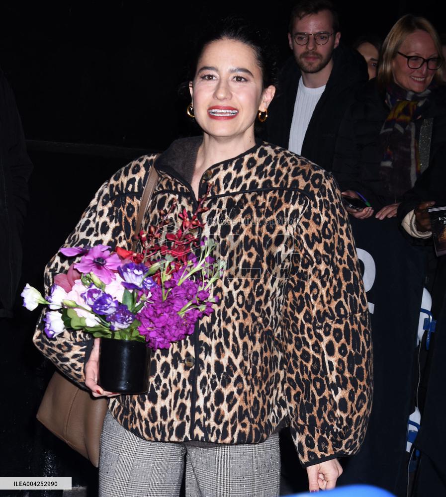 Ilana Glazer Leaves Winter Garden Theatre - NYC